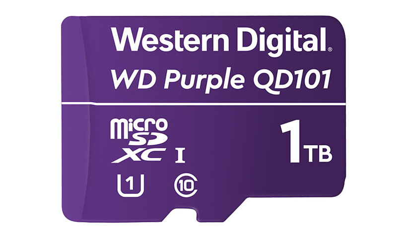 WD Purple WDD100T1P0C - flash memory card - 1 TB - microSDXC