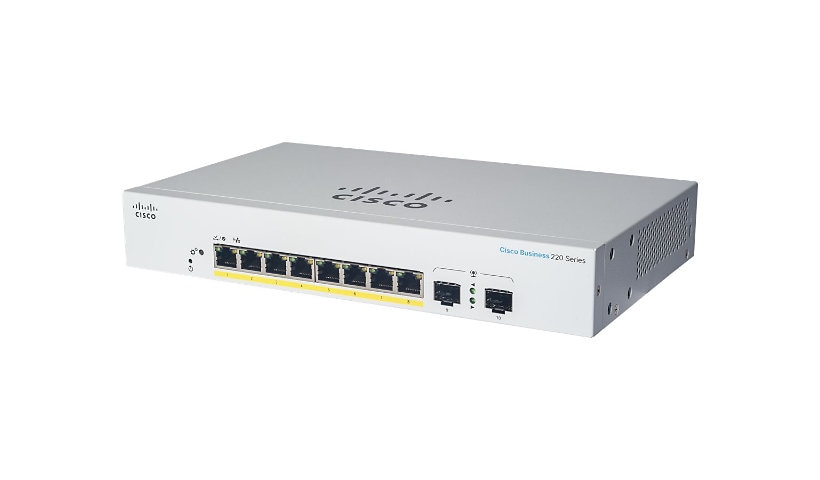 Cisco Business 220 Series CBS220-8T-E-2G - commutateur - 10 ports - intelligent - Montable sur rack