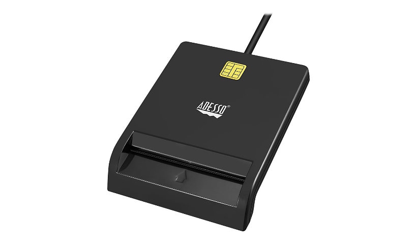 Adesso SCR-100 - SMART card reader - USB - TAA Compliant