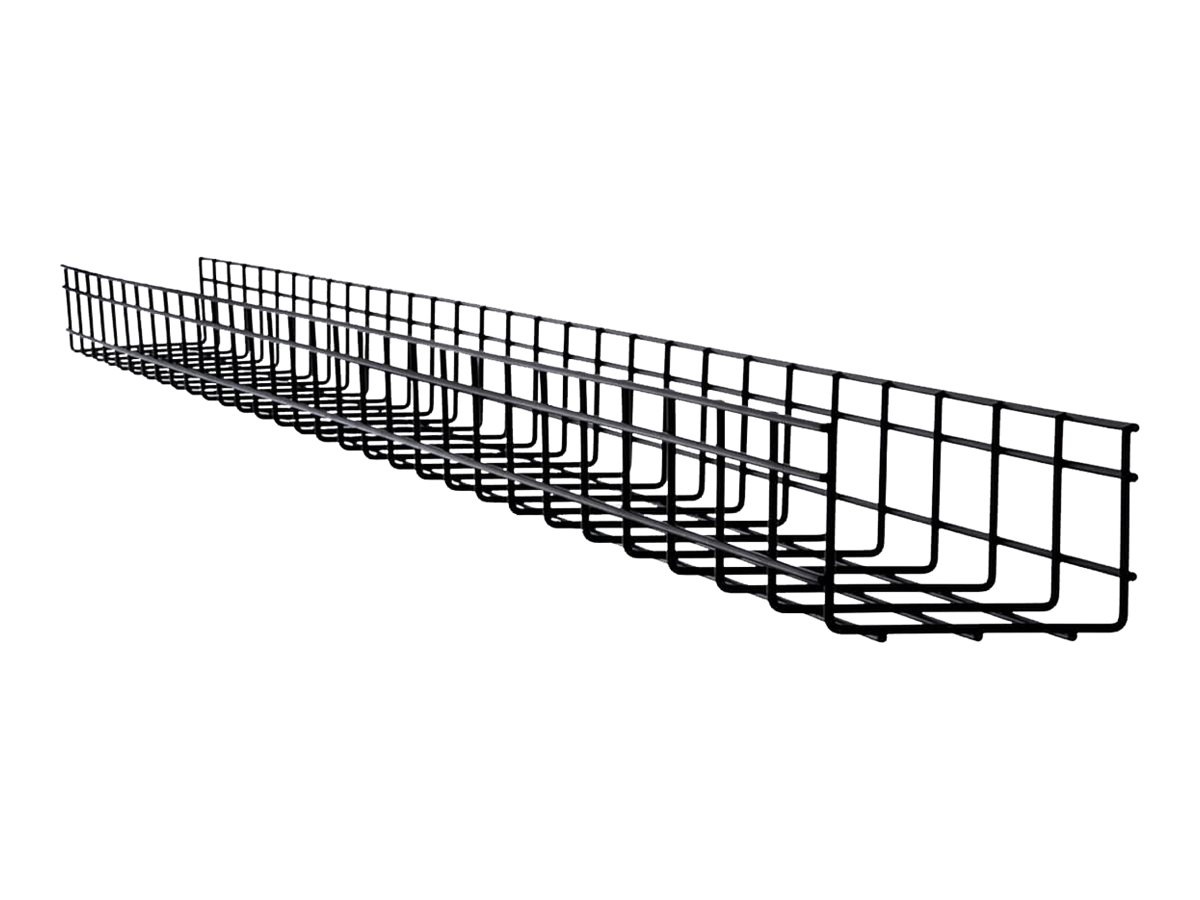 Tripp Lite SmartRack Wire Mesh Cable Tray - 150 x 100 x 3000 mm (6 in. x 4 in. x 10 ft.) - cable management tray