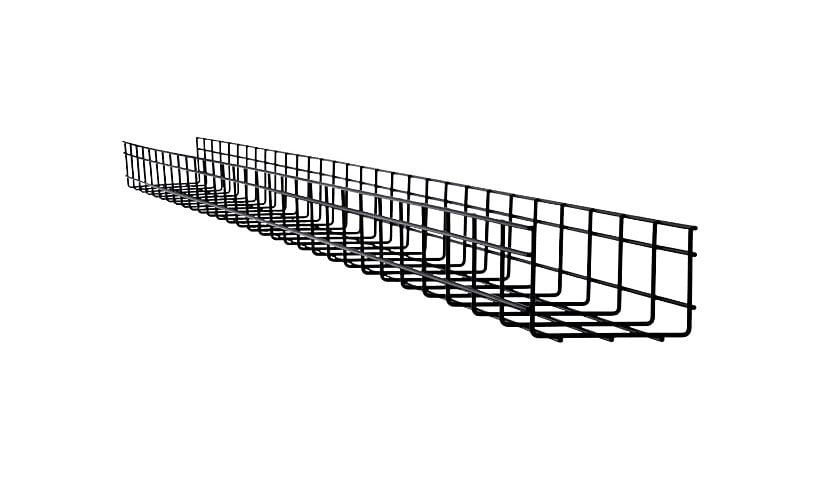 Tripp Lite SmartRack Wire Mesh Cable Tray - 150 x 100 x 3000 mm (6 in. x 4 in. x 10 ft.) - cable management tray