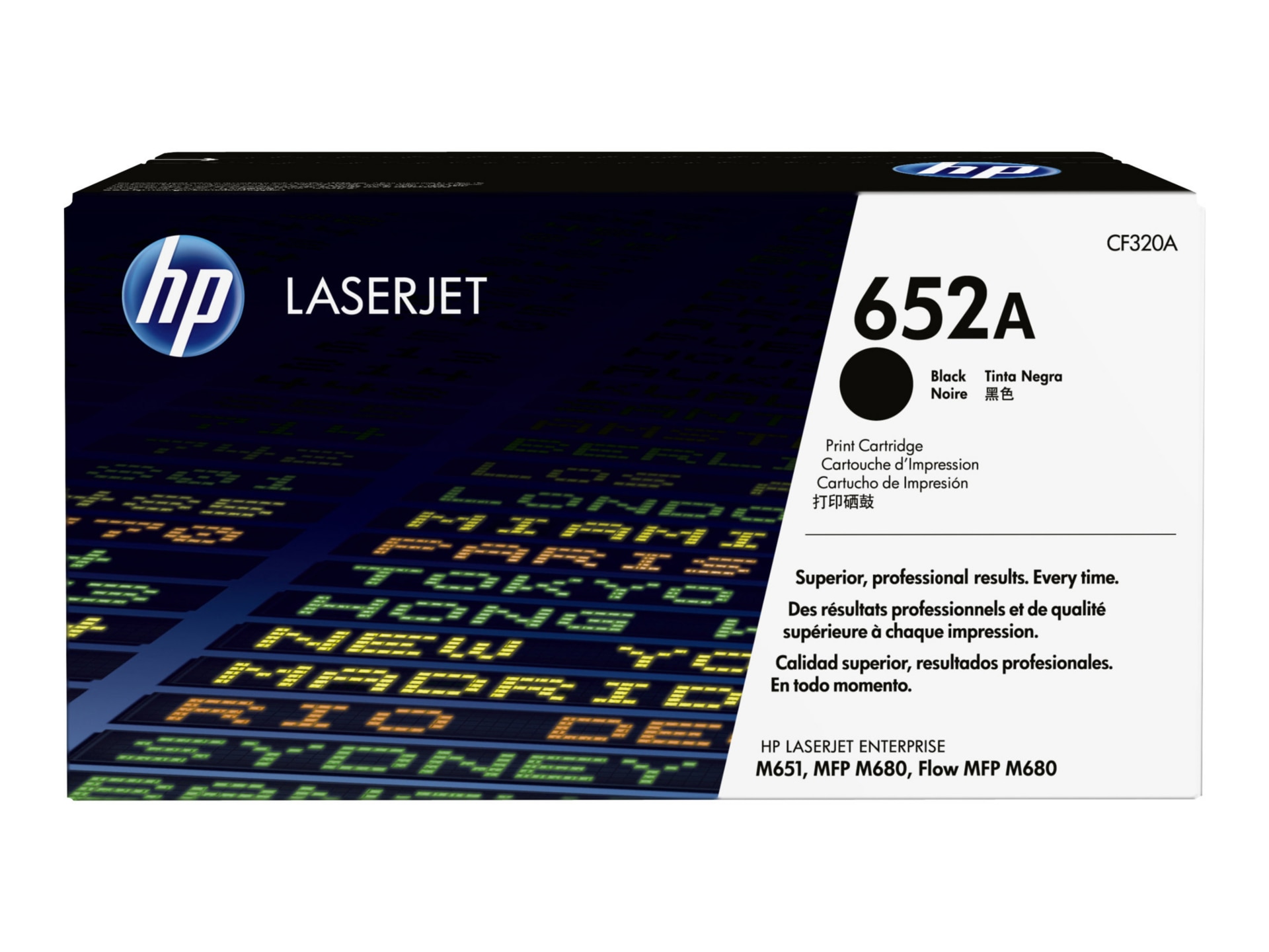 HP 652A Black Original LaserJet Toner Cartridge
