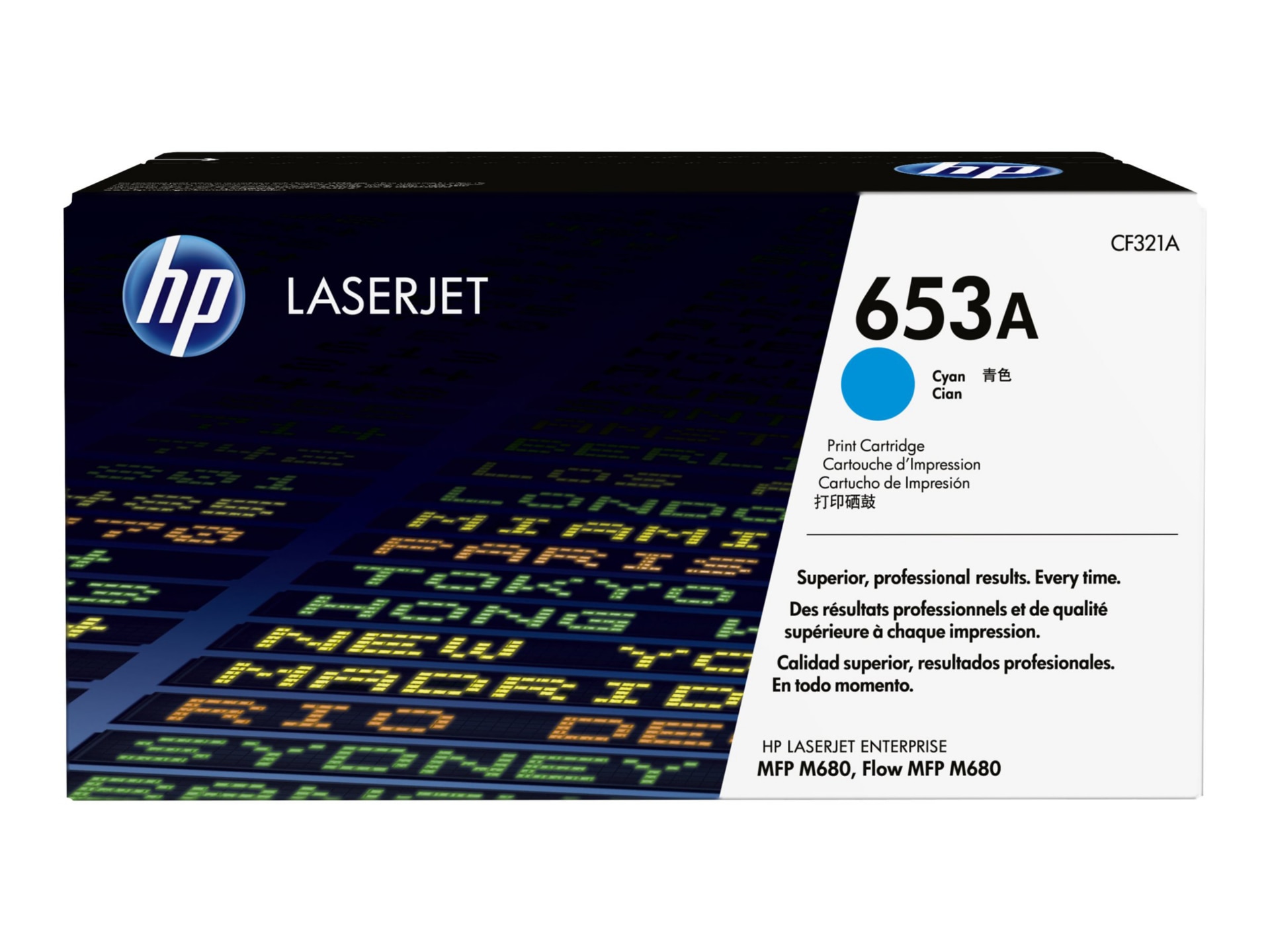 HP 653A Cyan Original LaserJet Toner Cartridge