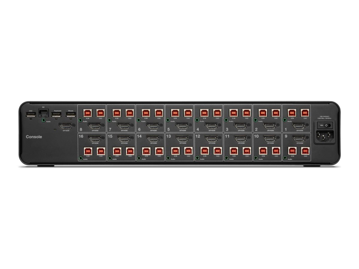 Thumbnail 5 of 6 for Belkin Universal Secure Single-Head - 2nd Generation - KVM / audio switch - 16 ports - TAA Compliant