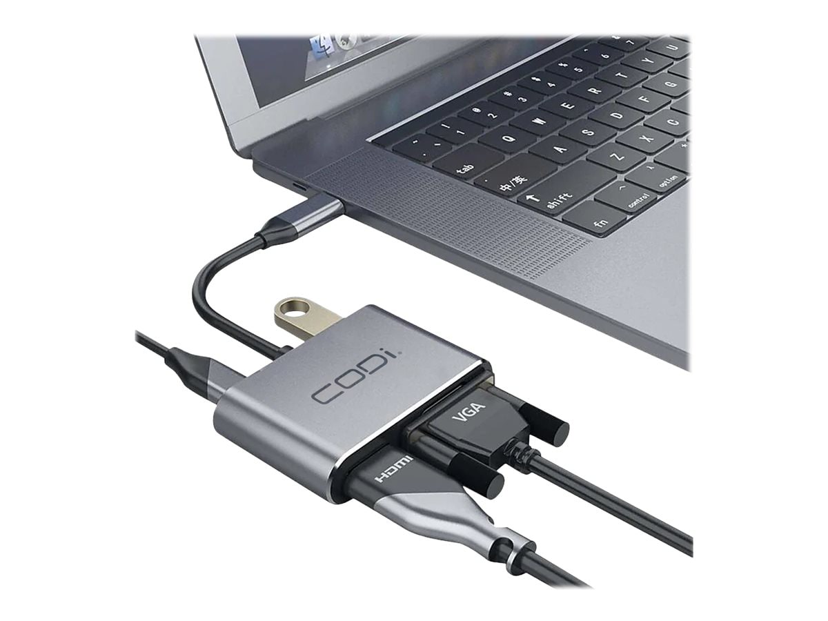 CODi 4-in-1 - adapter - HDMI / VGA / USB
