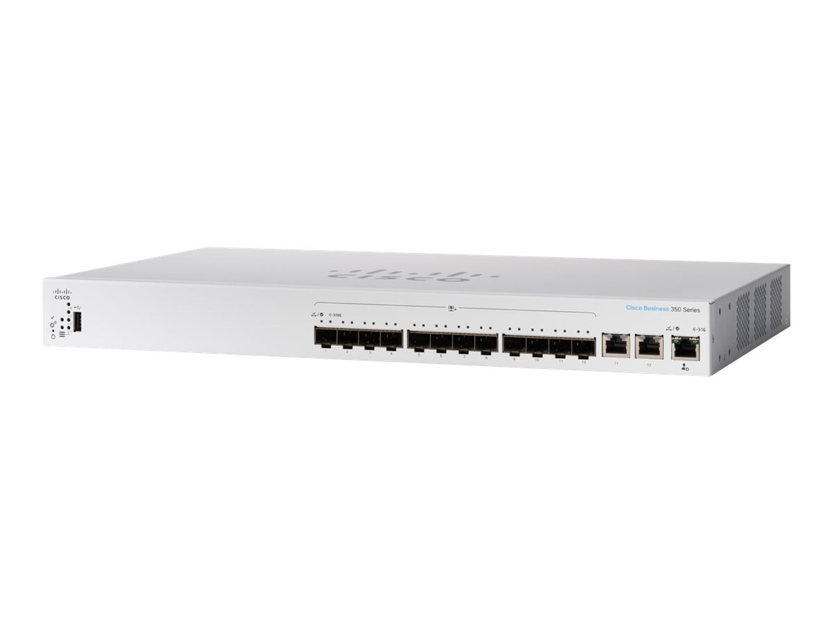 Cisco Business 350 Series CBS350-12XS - switch - 12 ports - managed - rack-mountable