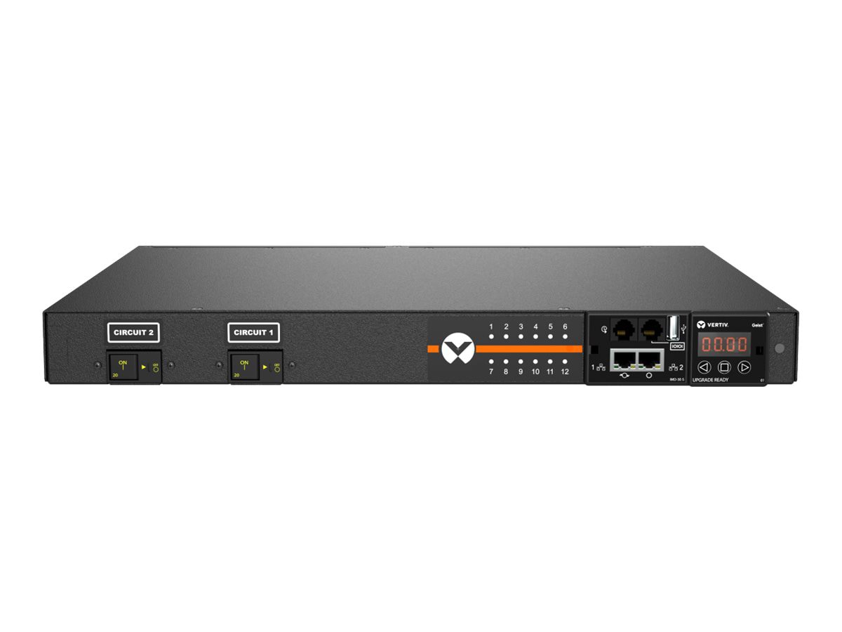 Vertiv Geist rPDU MNU3E1R6-12S203-3TL5A0H10-S 12-Outlets PDU