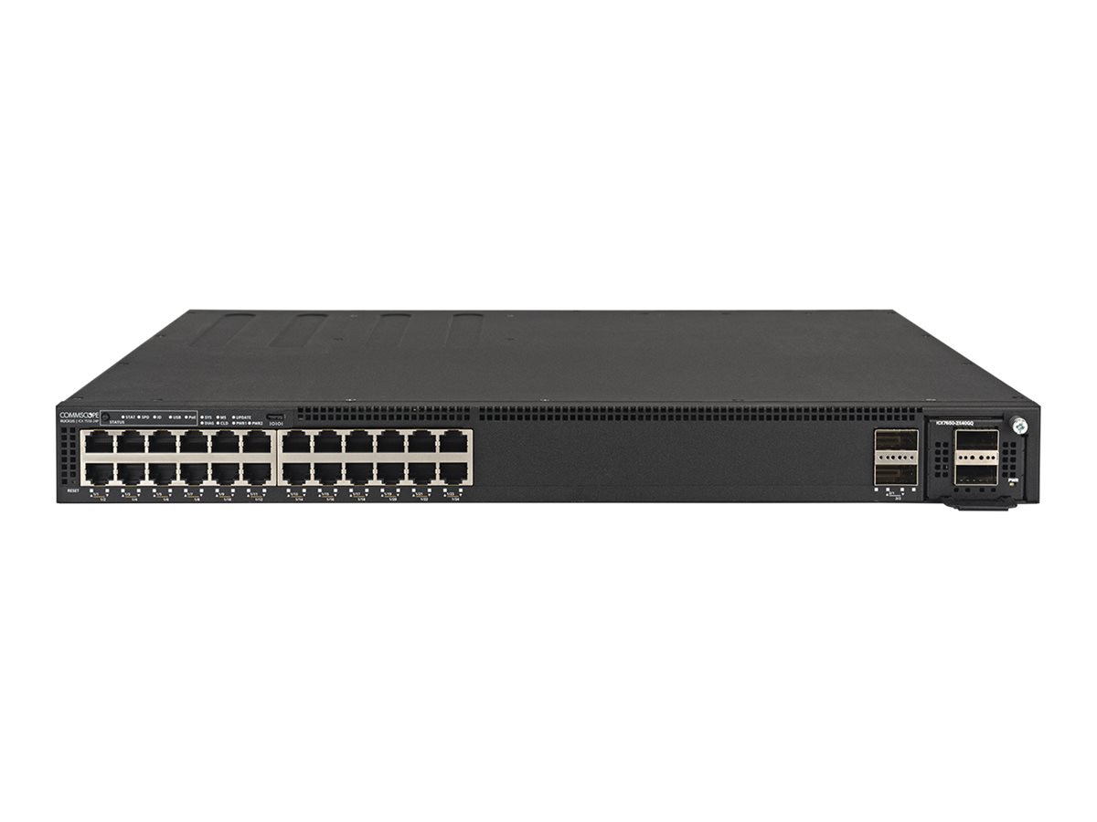 Ruckus ICX 7550-24P-E2-R3 - switch - 24 ports - managed - rack-mountable