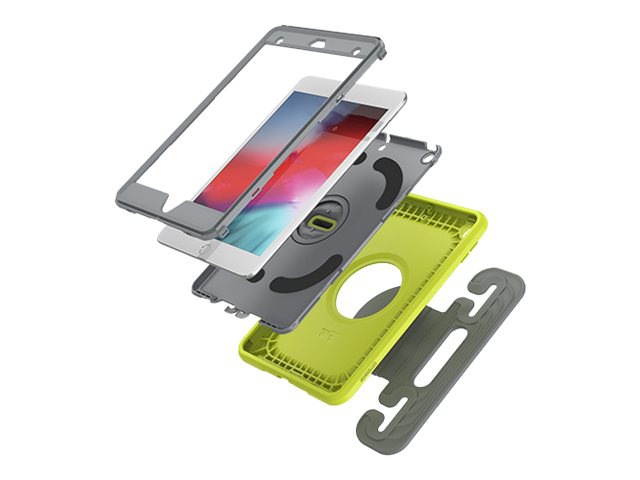 OtterBox EasyGrab Rugged Carrying Case Apple iPad mini (5th Generation) Tablet - Martian Green (Neon Green/Gray)