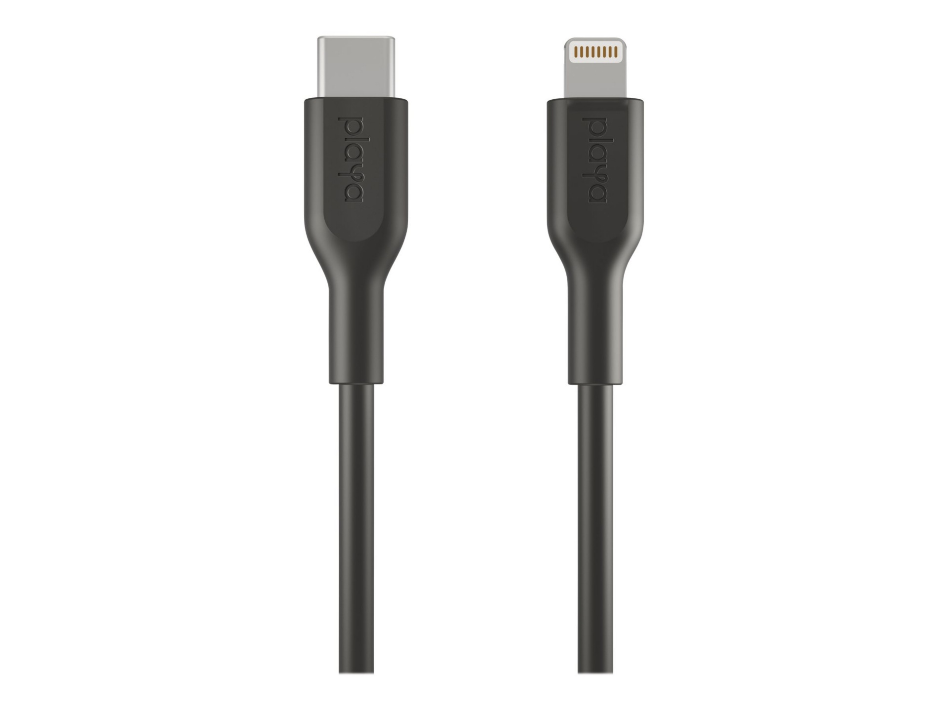 Playa by Belkin 3ft USB C to Lightning Cable - 2-Pack - Apple MFi - Black