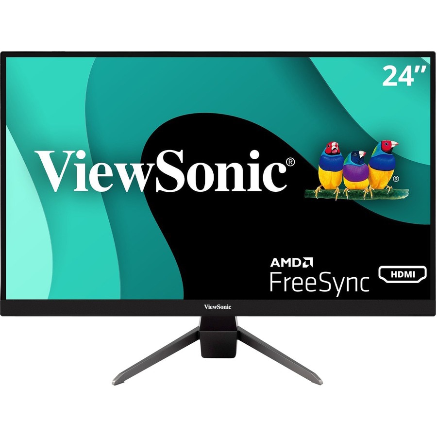 ViewSonic VX2467-MHD 24 Inch 1080p Gaming Monitor with 100Hz, 1ms, Ultra-Thin Bezels, FreeSync, Eye Care, HDMI, VGA, and