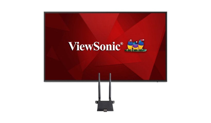 ViewSonic Commercial Display CDE7520-W1 - 4K 24/7 Operation, Integrated Software and WiFi Adapter - 450 cd/m2 - 75"