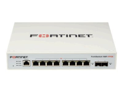 Fortinet FortiSwitch 108F-FPOE - switch - 8 ports - managed - rack-mountable