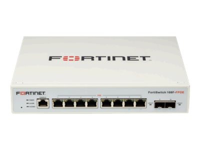 Fortinet FortiSwitch 108F-FPOE - switch - 8 ports - managed - rack 