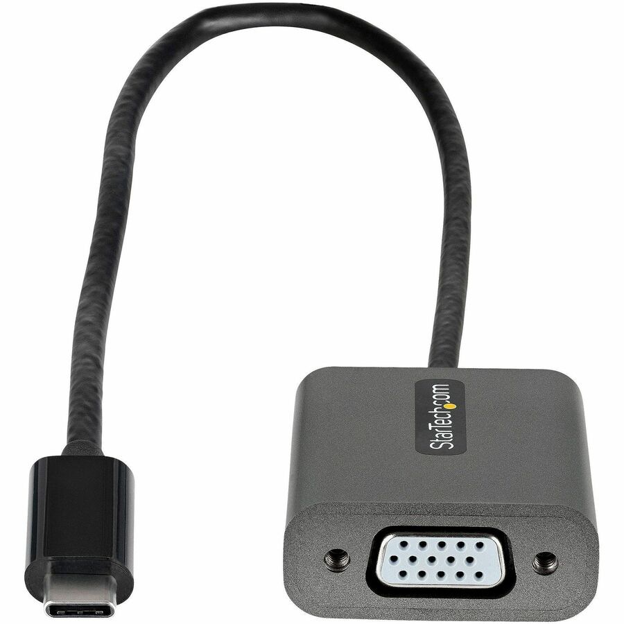 Thumbnail 3 of 6 for StarTech.com USB C to VGA Adapter - USB Type-C to VGA Video Converter - USB-C to VGA Dongle - 12 Cable