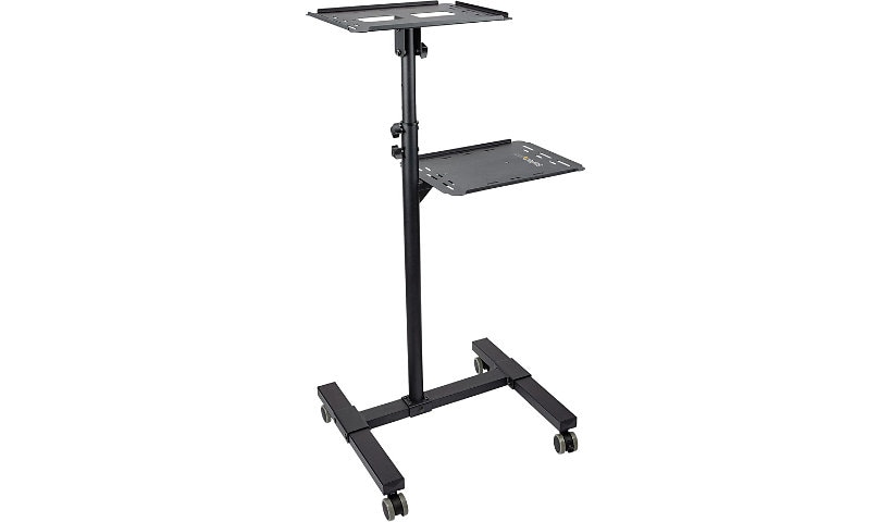 StarTech.com Mobile Projector and Laptop Stand - Portable Presentation Cart