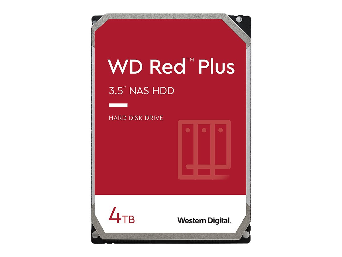 WD Red Plus WD40EFRX - hard drive - 4 TB - SATA 6Gb/s