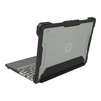 MAXCases Extreme Shell-S Case for HP G6 14" Chromebook - Black/Clear