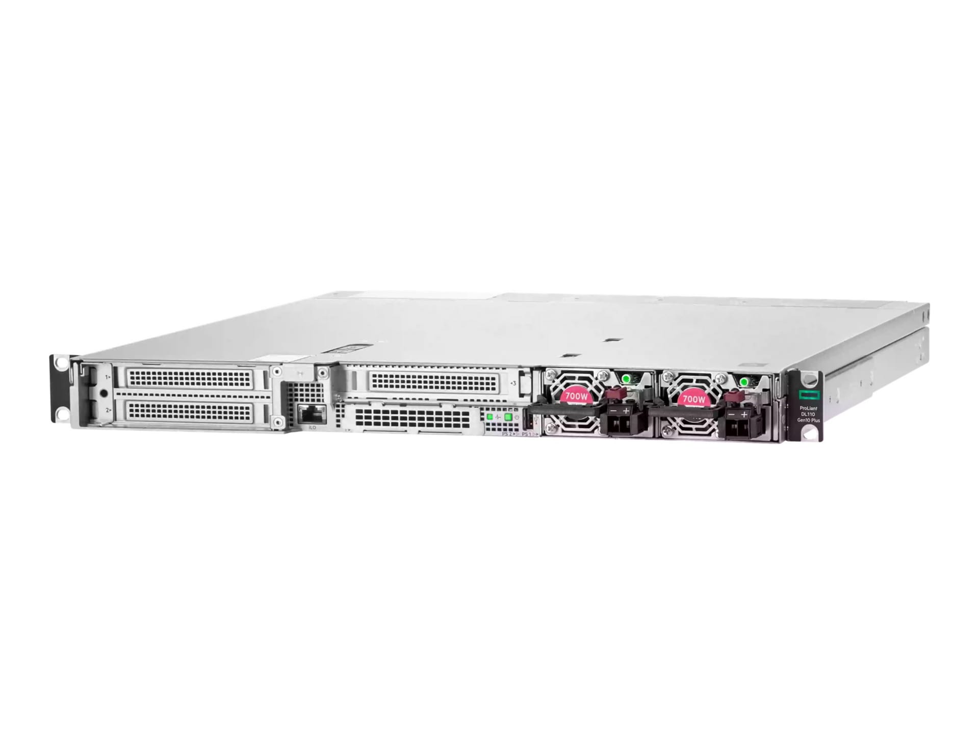 HPE ProLiant DL110 Gen10 Plus Front Cabled Telco - rack-mountable no CPU - 0 GB - no HDD