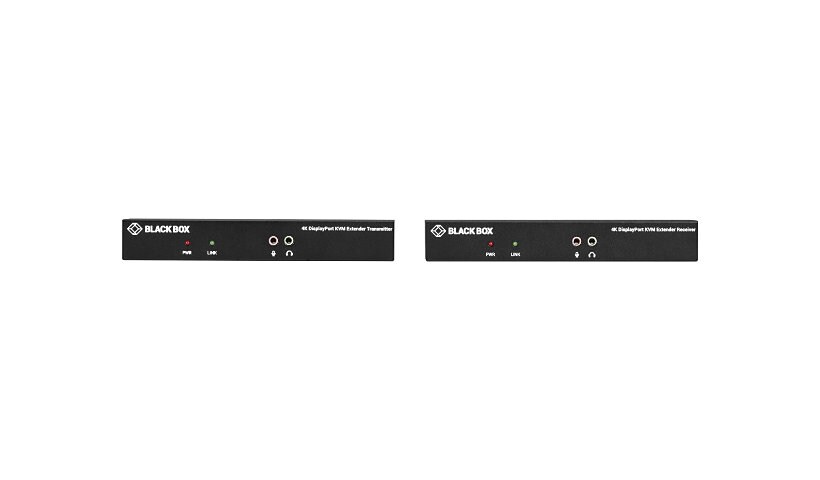 Black Box KVX Series KVM Extender over Fiber - 4K, Single-Head, DisplayPort