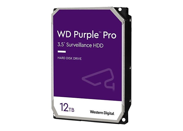 Snuble Zoo om natten Rotere WD Purple Pro WD121PURP - hard drive - 12 TB - SATA 6Gb/s - WD121PURP -  Internal Hard Drives - CDW.com