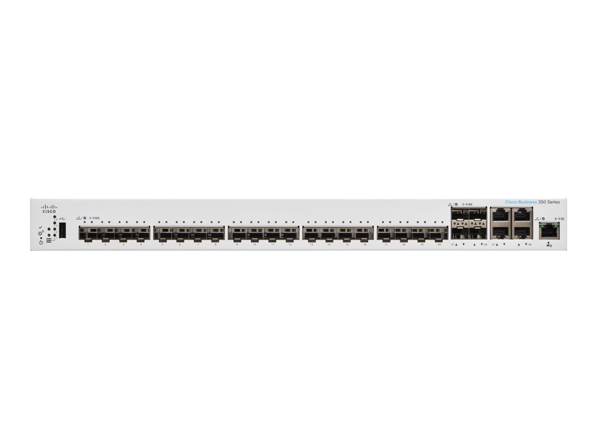 Cisco Business 350 Series 350-24XS - switch - 24 ports - managed - rack-mou