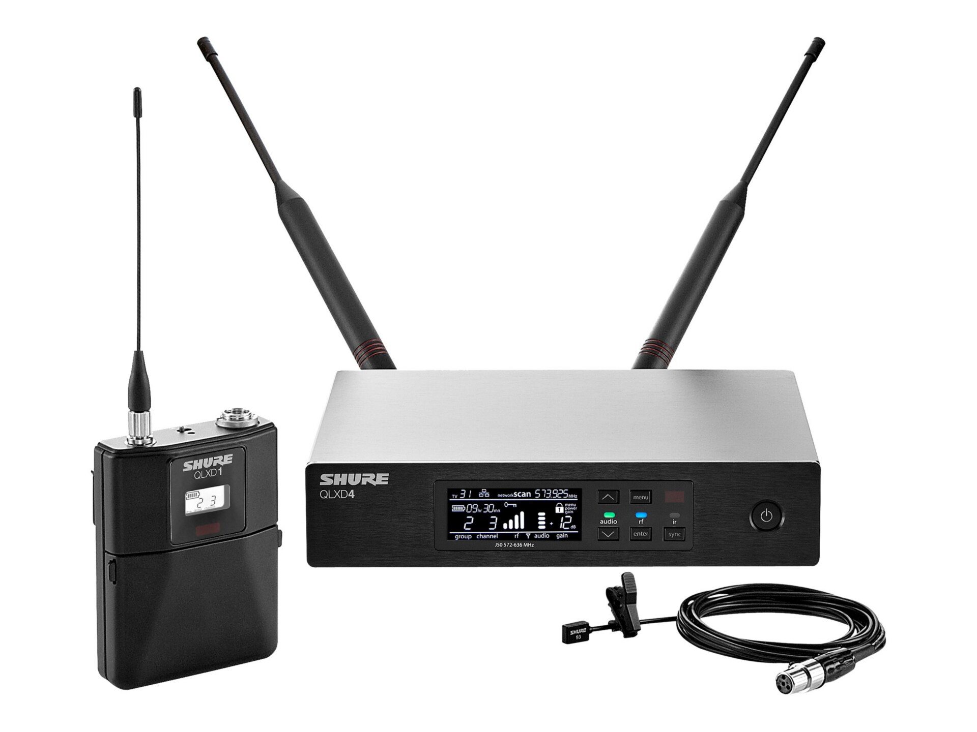 Shure QLXD14/93 - J50A Band - wireless microphone system
