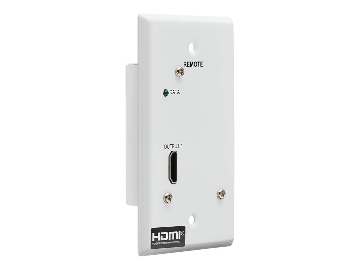 Eaton Tripp Lite Series HDMI over Cat6 Receiver 1-Port Wall Plate - 4K 60 H