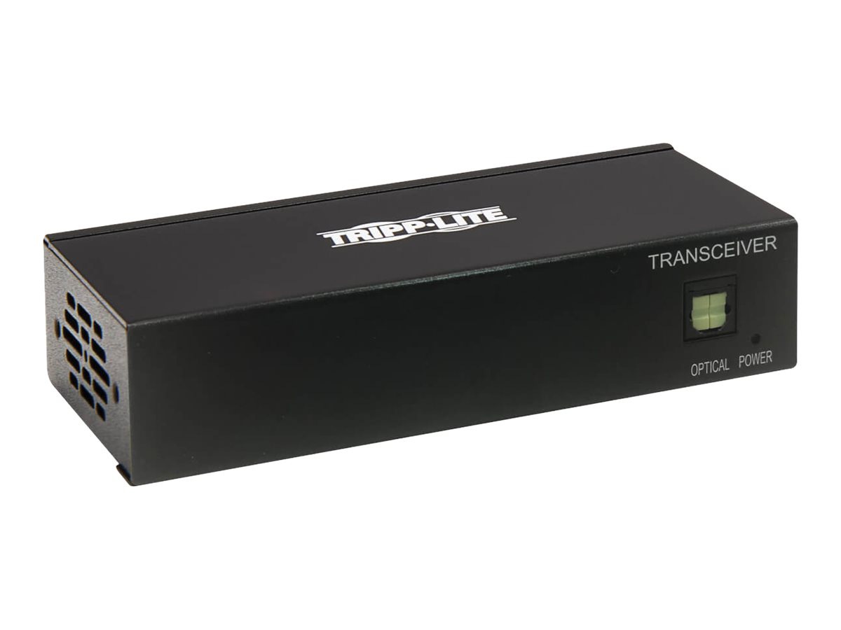 Tripp Lite DisplayPort over Cat6 Receiver with Repeater, 4K, 4:4:4, Transceiver, PoC, HDCP 2.2, 230 ft. (70.1 m), TAA -
