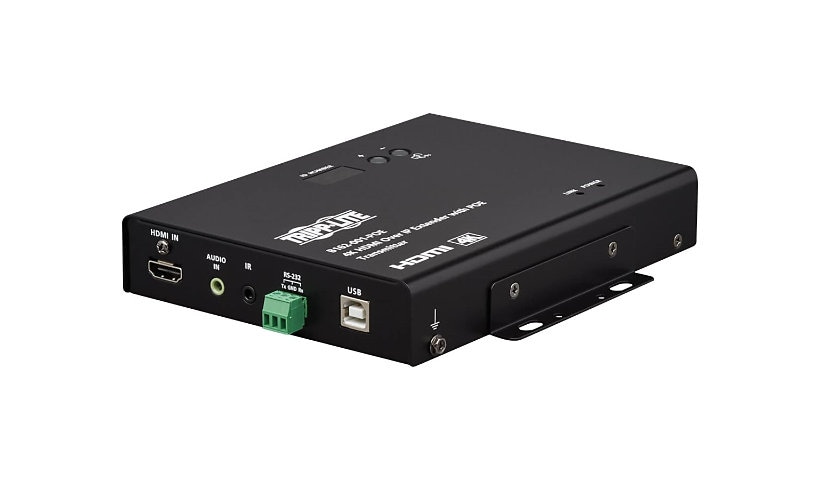 Tripp Lite HDMI over IP Extender Transmitter - 4K, 4:4:4, PoE, 328 ft. (100 m) - video/audio/USB/network extender - HDMI