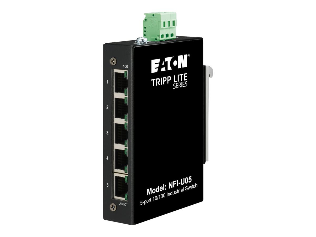 Eaton Tripp Lite series Industrial Ethernet Switch 5-Port Unmanaged - 10/10