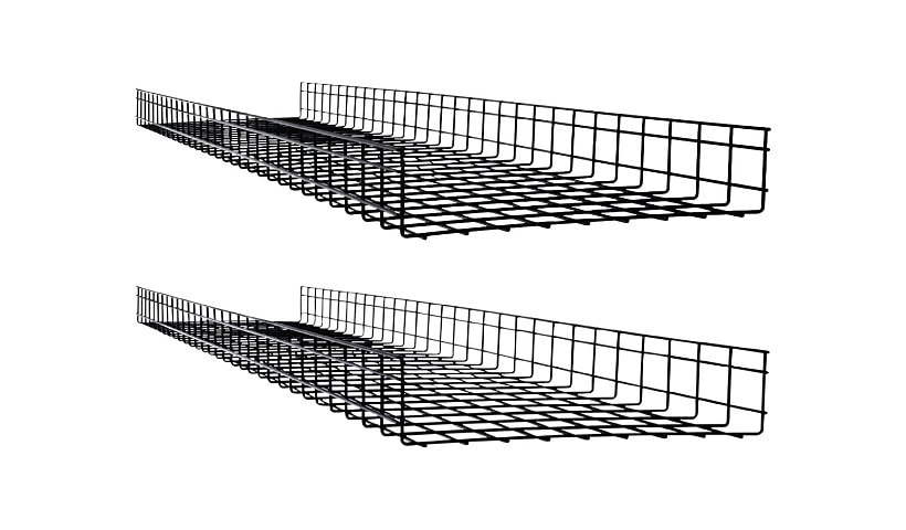 Tripp Lite SmartRack Wire Mesh Cable Tray - 450 x 100 x 1500 mm (18 in. x 4 in. x 5 ft.), 2-Pack - cable management tray