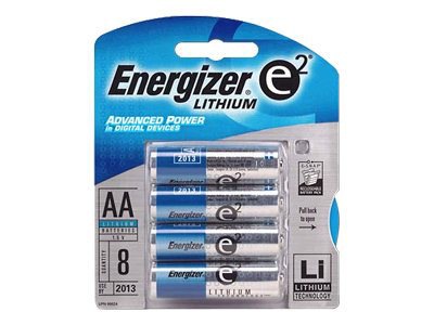 Energizer e2 Lithium AA 8 pack