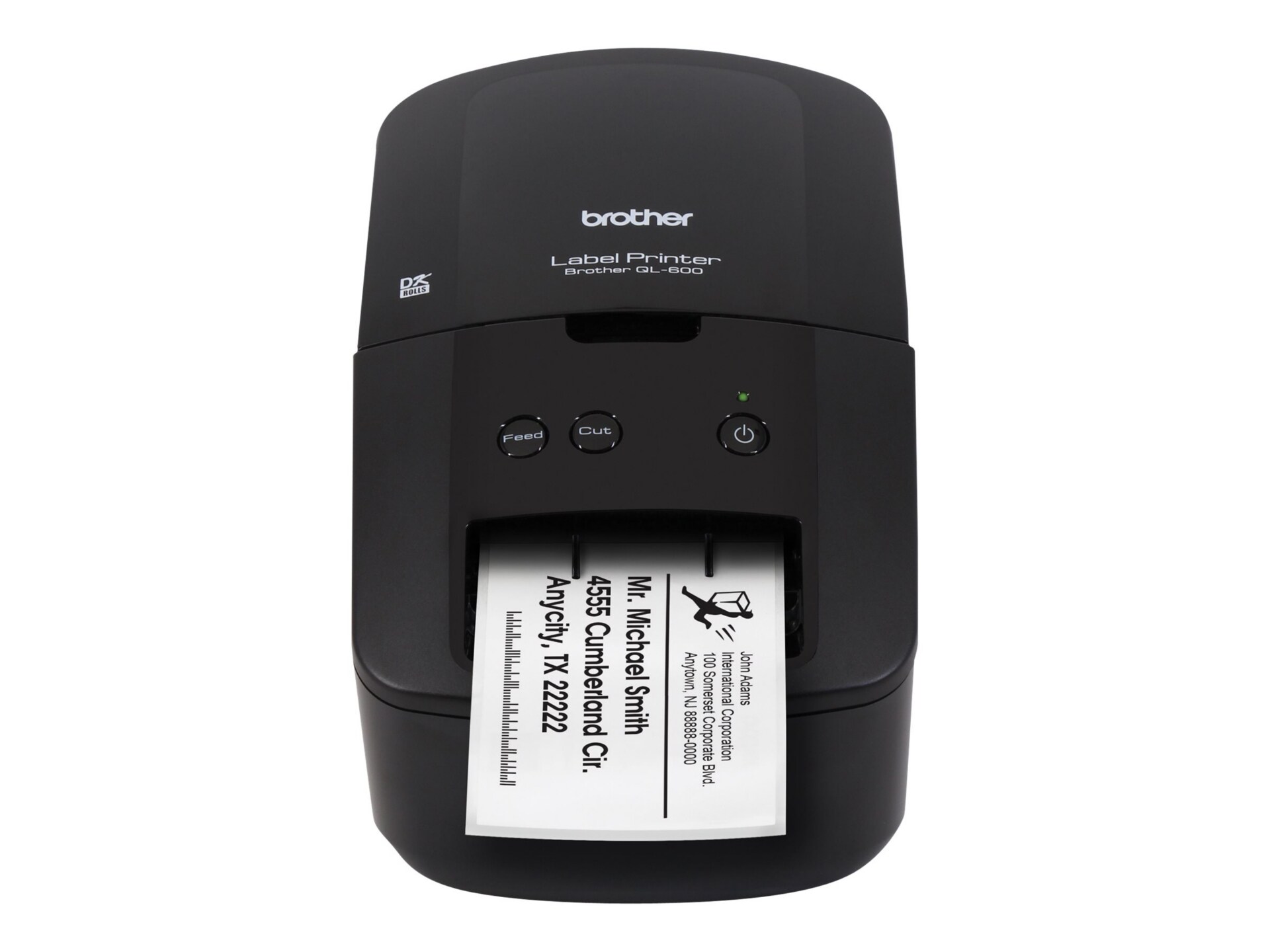 Brother QL-600 - imprimante d'étiquettes - Noir et blanc - thermique direct