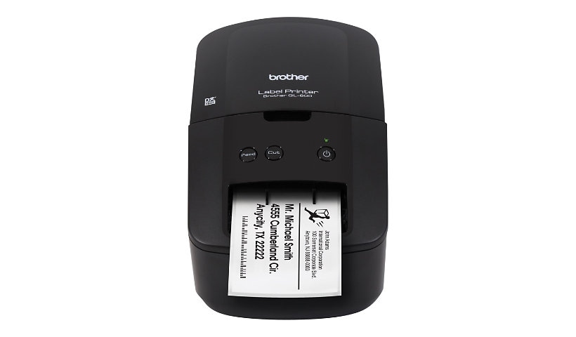 Brother QL-600 - imprimante d'étiquettes - Noir et blanc - thermique direct
