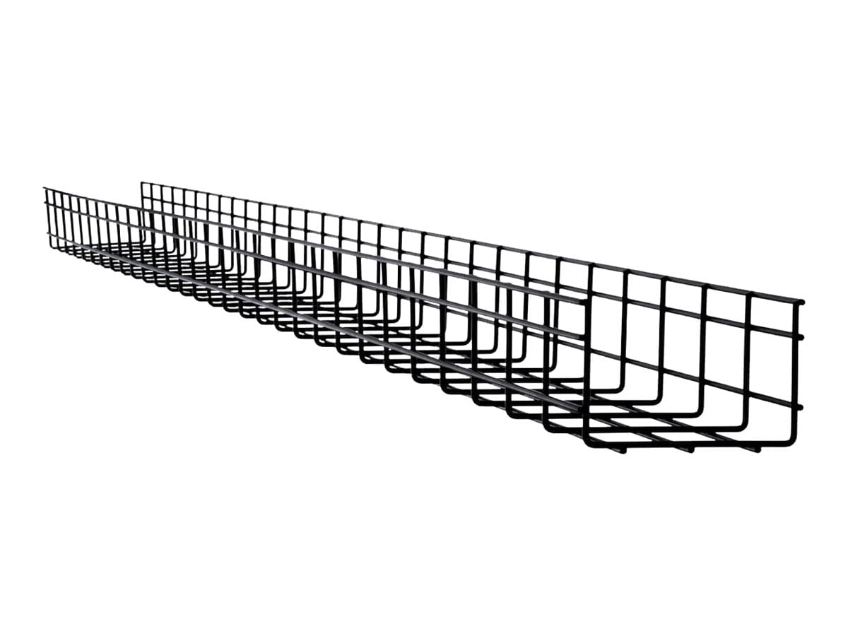 Tripp Lite SmartRack Wire Mesh Cable Tray - 150 x 100 x 3000 mm (6 in. x 4 in. x 10 ft.) - plateau de gestion de câbles