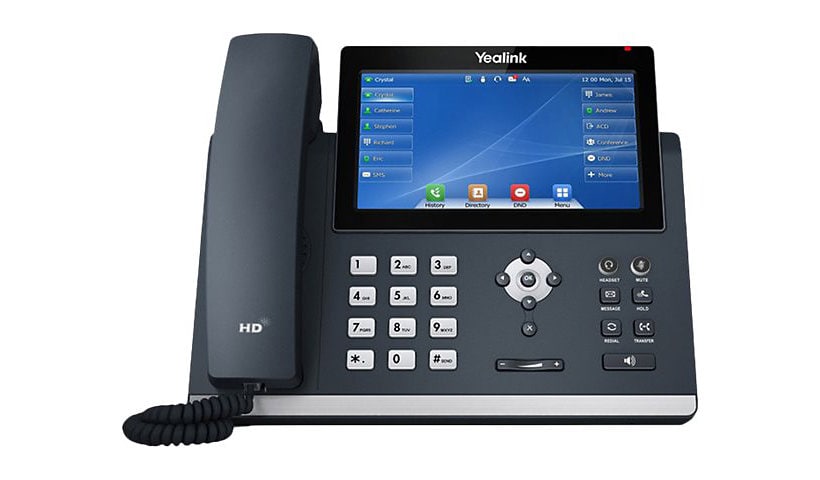 Yealink SIP-T48U - téléphone VoIP - (conférence) à trois capacité d'appel