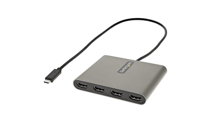 StarTech.com USB C to 4 HDMI Adapter - Quad Monitor External Graphics Card