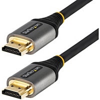 StarTech.com 6ft/2m HDMI 2.1 Cable, Certified, 8K 60Hz UHD, HDR10+, 48Gbps
