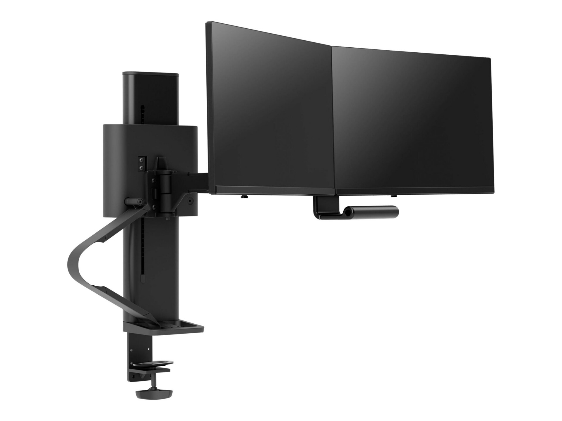 Ergotron TRACE mounting kit - Patented Constant Force Technology - for 2 LCD displays - matte black