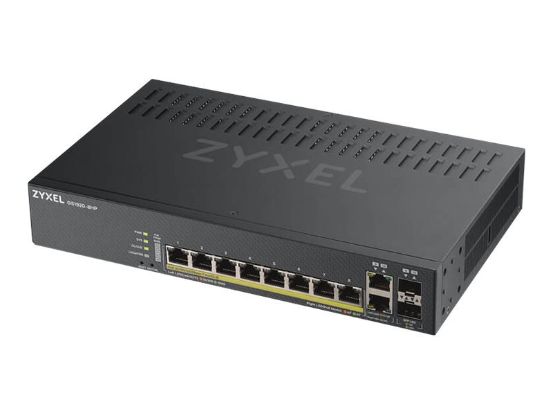 Zyxel GS1920-8HPv2 - switch - 8 ports - smart