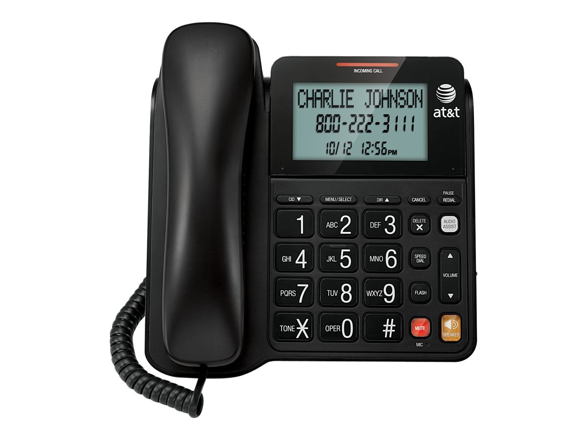 AT&T CL2940 - corded phone with caller ID/call waiting - black