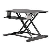 StarTech.com Corner Sit Stand Desk Converter - Height Adjustable, Ergonomic