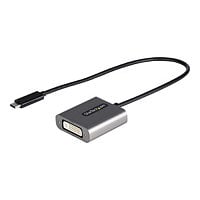 StarTech.com USB C to DVI Adapter, 1920x1200p, USB Type-C to DVI-D Adapter Dongle, USB-C to DVI Display/Monitor Video