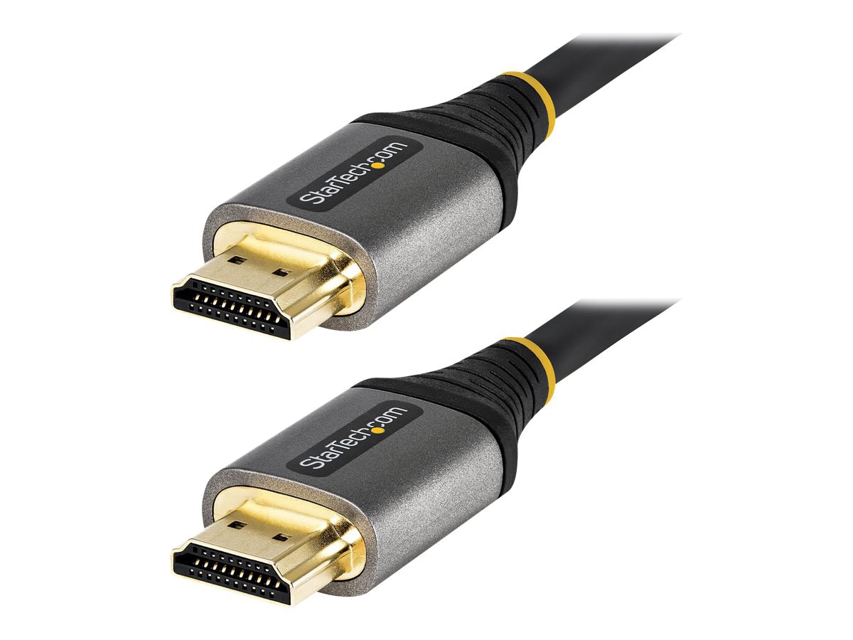 Câble HDMI 2.1 de StarTech.com 6 pi/2 m, certifié, 8K 60 Hz UHD, HDR10+, 48 Gbit/s