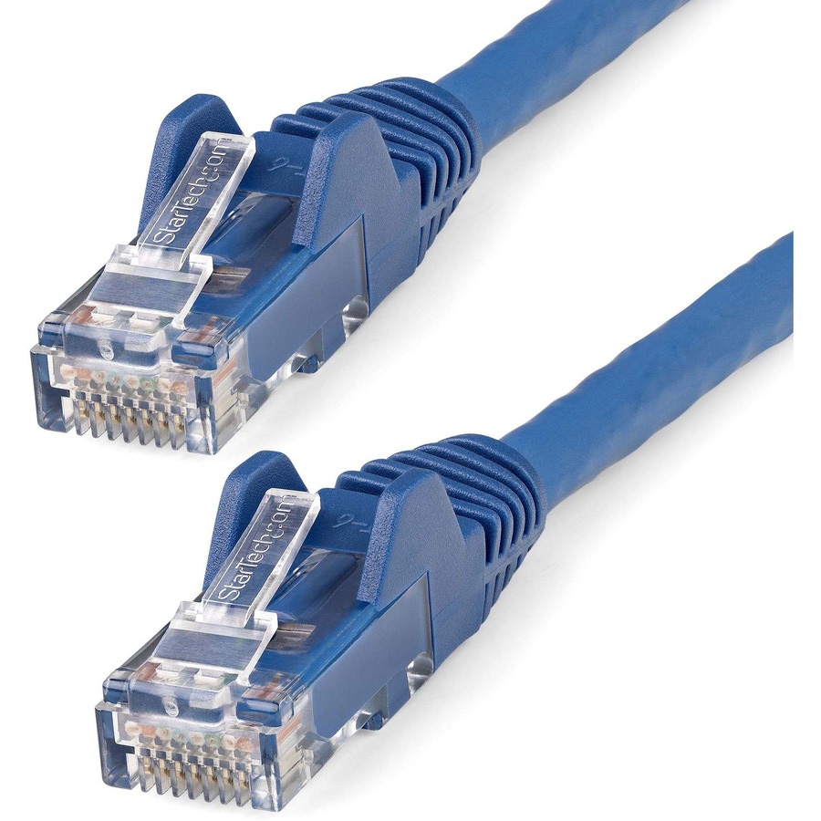 StarTech.com 25ft Blue CAT6 Cable - LSZH Gigabit Ethernet Cable - Snagless CAT6 Patch Cord Network Cable - M/M