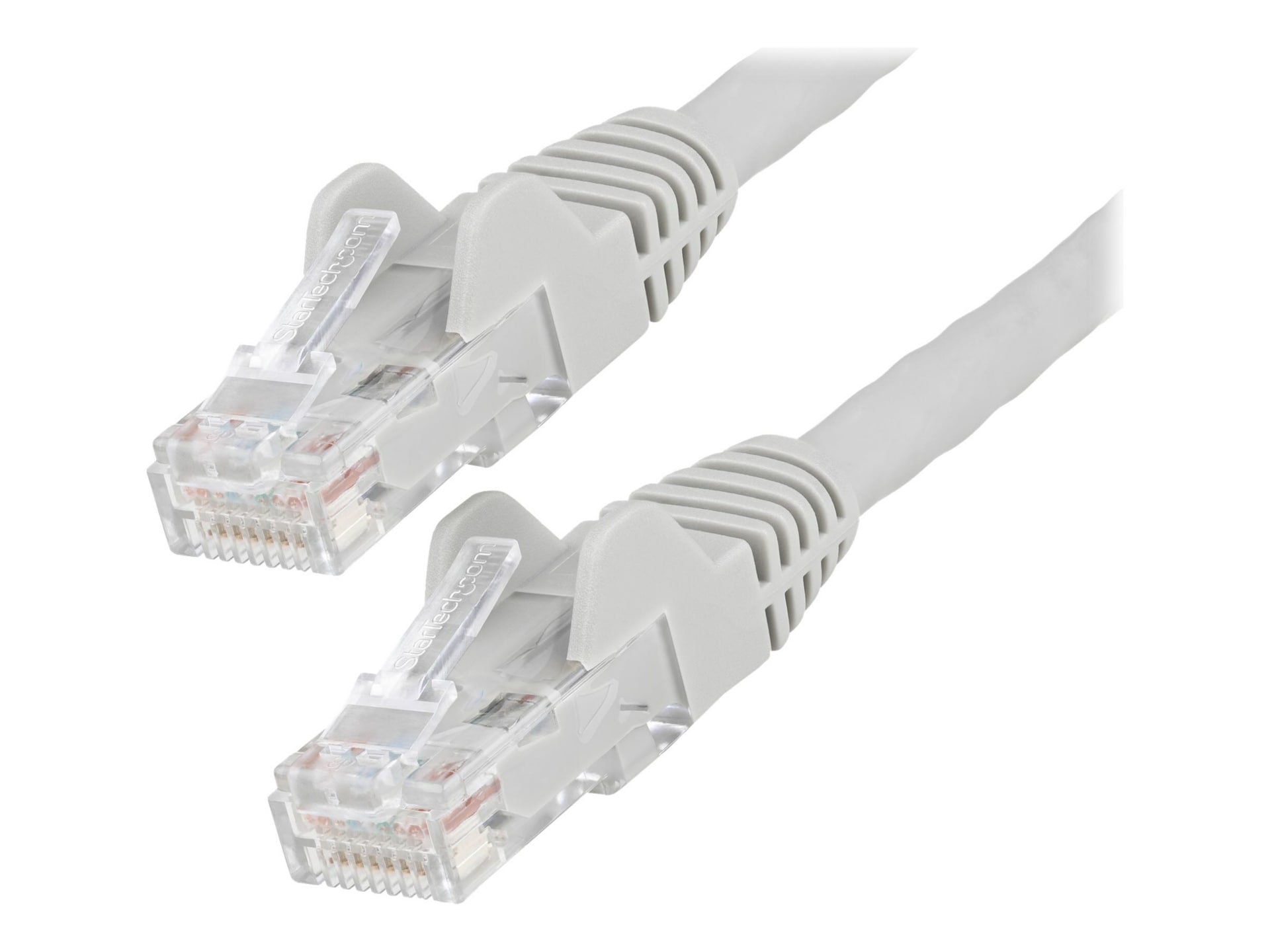 StarTech.com 25ft (7.6m) CAT6 Ethernet Cable, LSZH (Low Smoke Zero Halogen) 10 GbE Snagless 100W PoE UTP RJ45 Gray