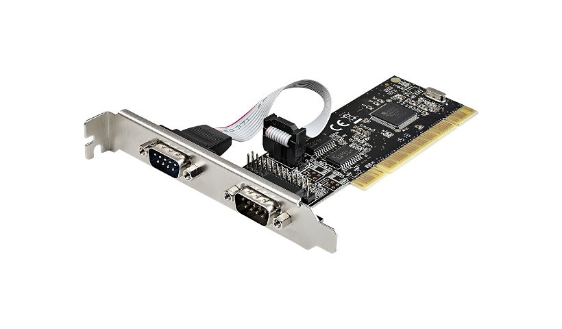 StarTech.com PCI Serial Parallel Combo Card with Dual Serial RS232 Ports (DB9) & 1x Parallel Port (DB25), PCI Adapter