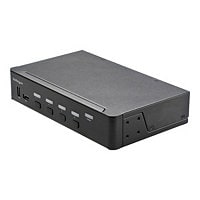 StarTech.com 4 Port HDMI KVM Switch 4K 60Hz UHD HDR, USB 3.0 Hub/Audio/TAA