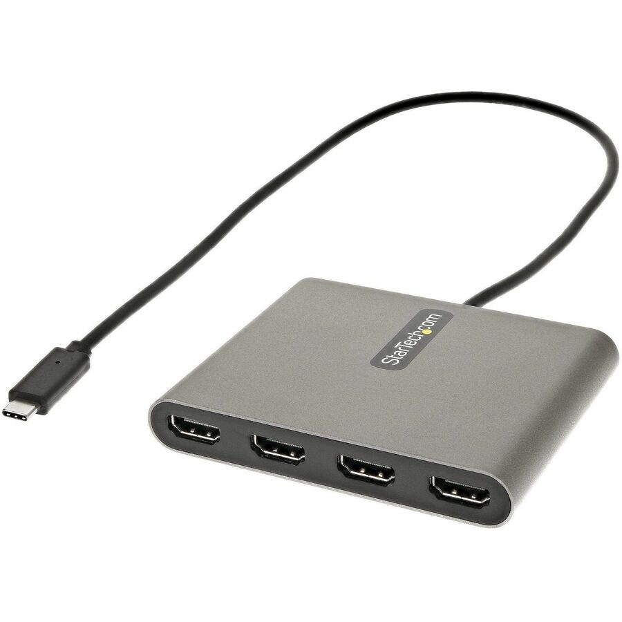 StarTech.com USB C to Quad HDMI Adapter, USB-C to 4x HDMI Monitor for Windo